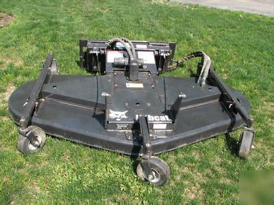 bobcat skid steer finish mower|brush mower attachment for bobcat.